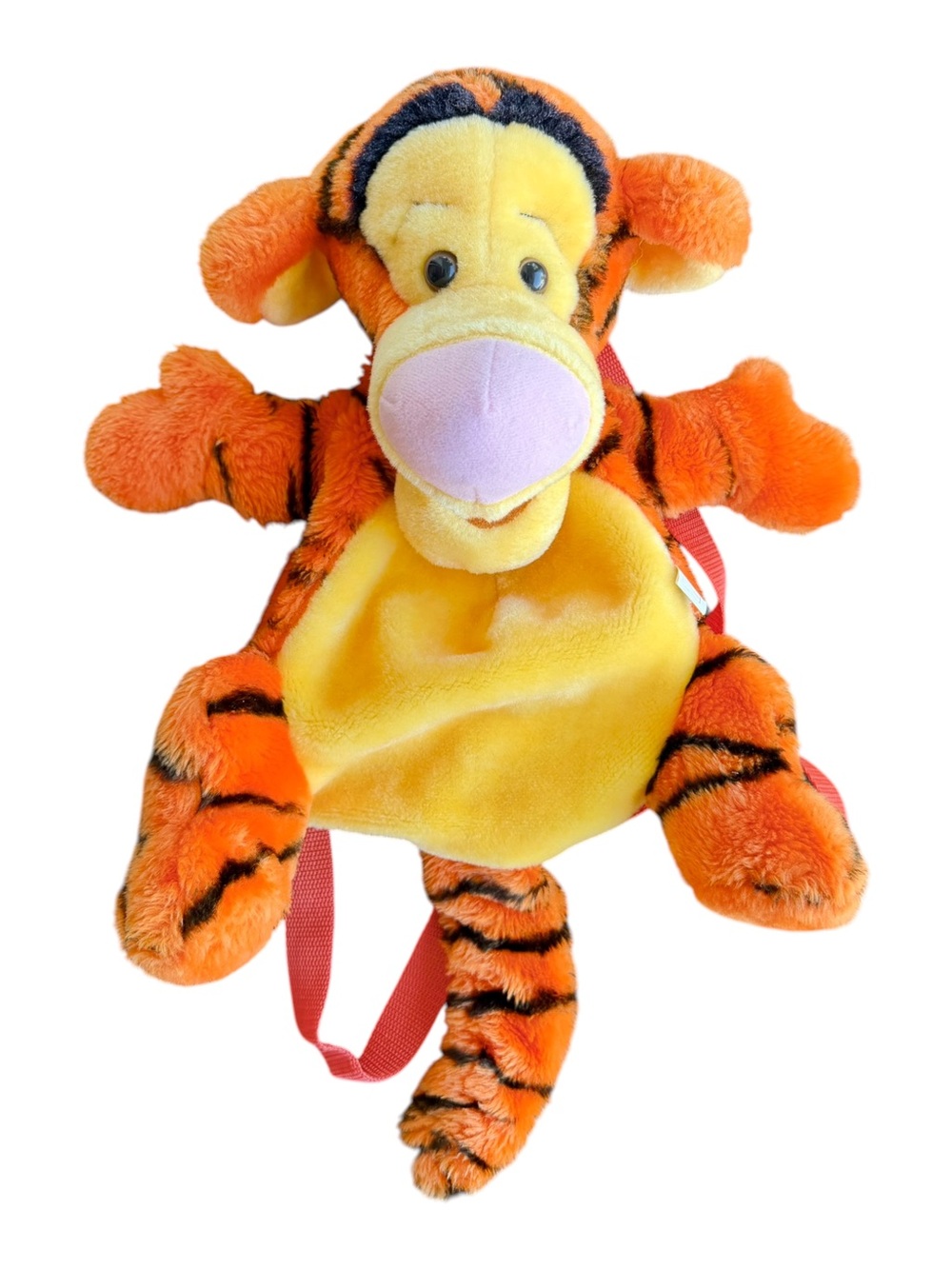 VTG ‘90s Disney Tigger Winnie the Pooh Plush Zipper Backpack